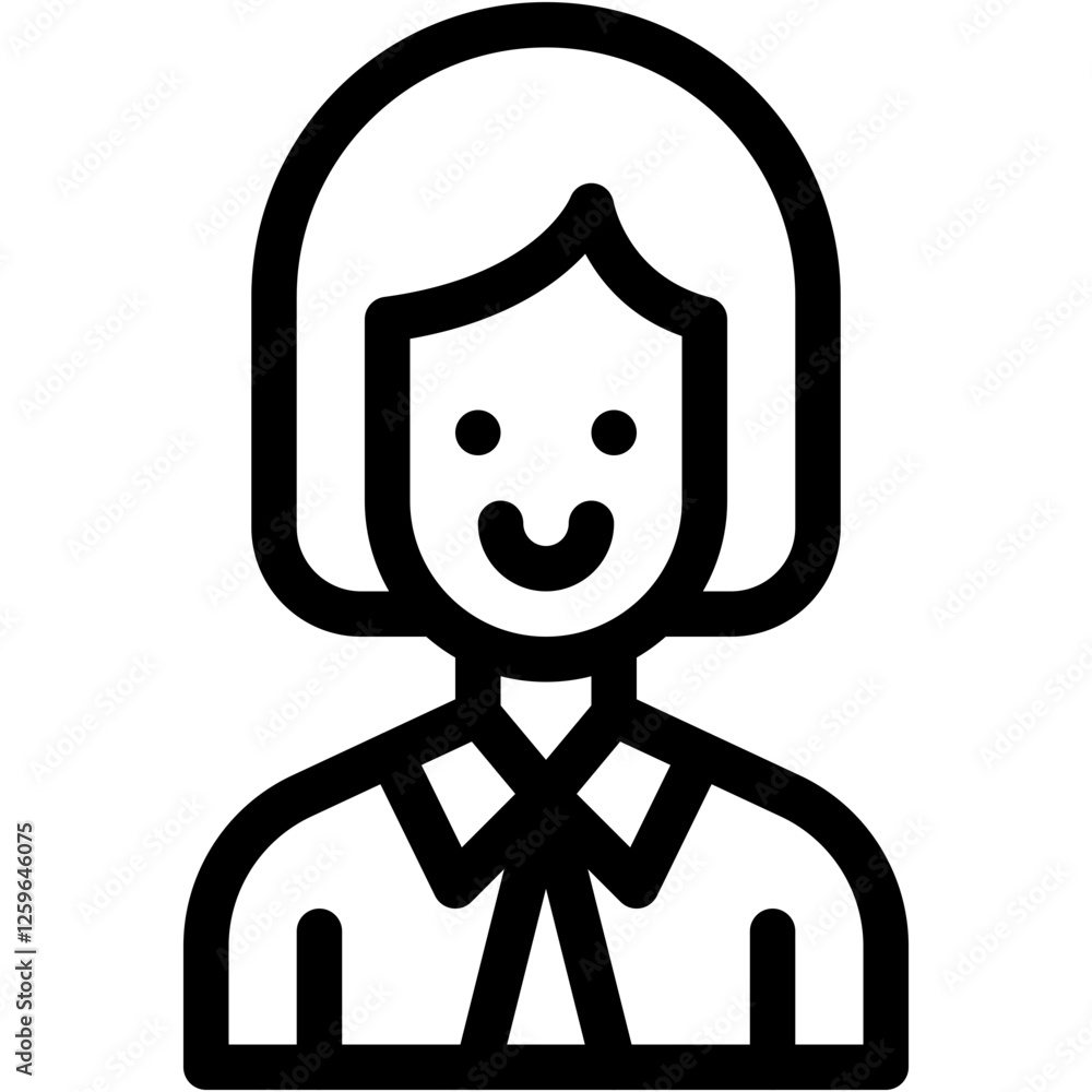 Avatar, female, girl, person, user woman Icon Avatar, female, girl, person, user woman Icon