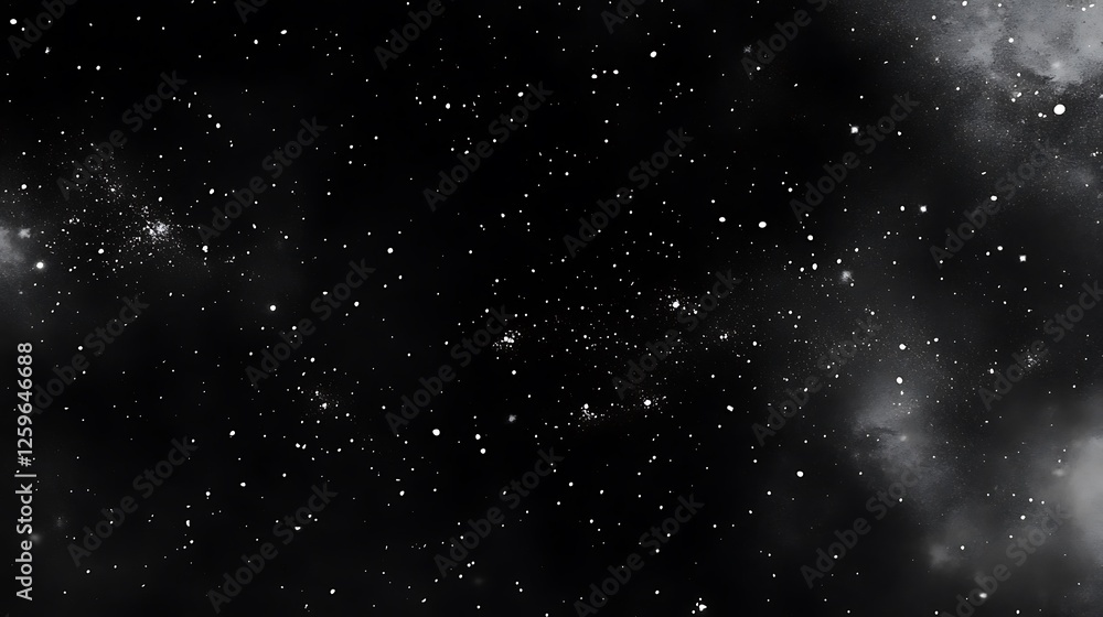 Obraz premium Starry night sky, cosmic dust, space background