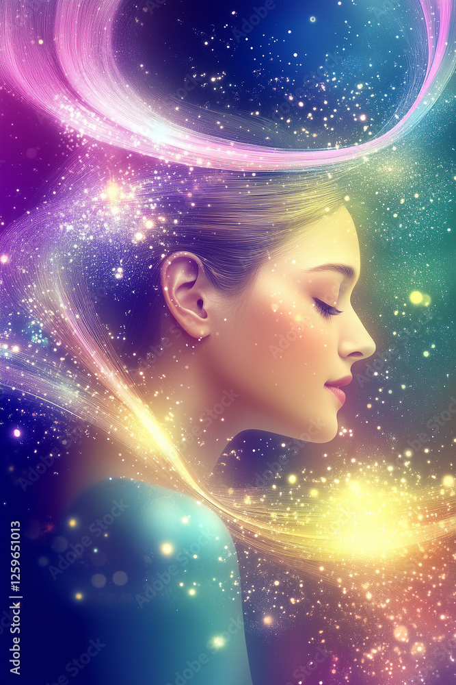 woman abstract ai art image woman abstract ai art image