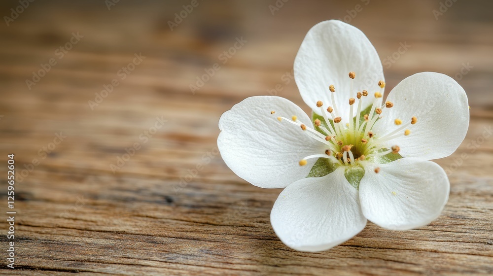 Spring Flower Still Life on Wooden Background Spring Flower Still Life on Wooden Background