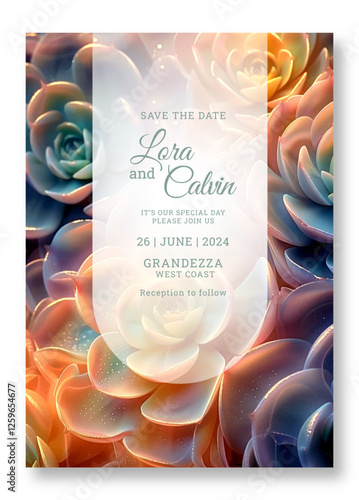 Abstract floral design wedding invitation template, business brochure template, colorful floral art flyer design, universal background, versatile vector background, creative brochure template