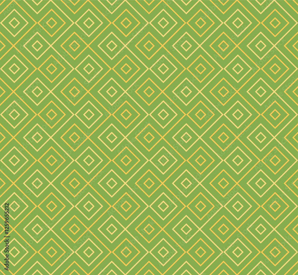 aztec tradition motif. vector seamless pattern. meander repetitive background. geometric fabric swatch. green, yellow wrapping paper. decorative art. classic repeatable element for textile, home decor aztec tradition motif. vector seamless pattern. meander repetitive background. geometric fabric swatch. green, yellow wrapping paper. decorative art. classic repeatable element for textile, home decor
