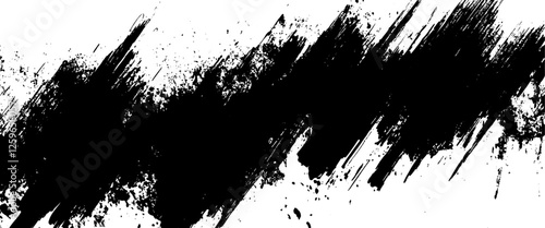 Obraz na płótnie Vector black and white with grunge style, scratch and texture elements for design. w salonie