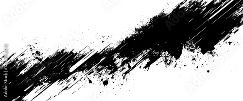 Vector black and white with grunge style, scratch and texture elements for design.