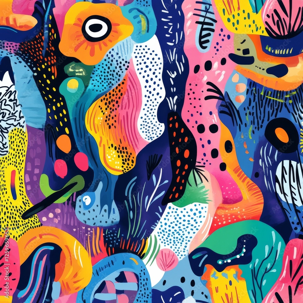 Abstract doodle art background. Featuring whimsical doodle patterns and vibrant colors. Emphasizing creativity and playfulness. Ideal for creative and fun themes. Abstract doodle art background. Featuring whimsical doodle patterns and vibrant colors. Emphasizing creativity and playfulness. Ideal for creative and fun themes.