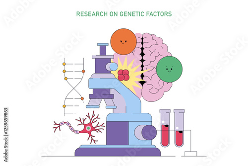 World Bipolar Day. Flat Vector Illustration