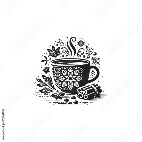 Chai Tea icon vector symbol design art illustration
