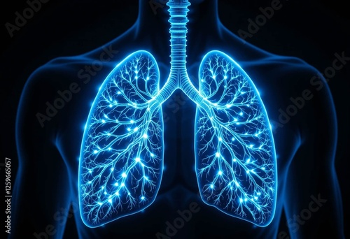 x ray of Human lungs