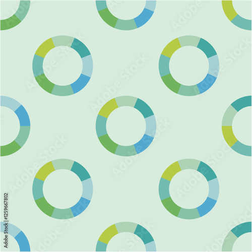 seamless background with circles