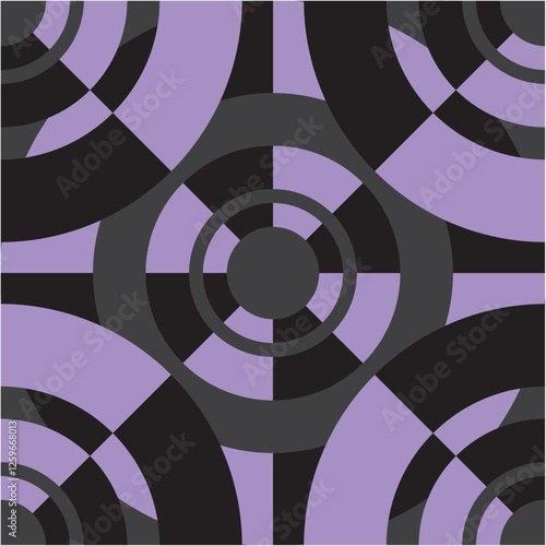 Seamless fabric of geometric pattern, like illustration. Suit for package design, wallpaper, fashion print, Housing wallpaper, arty-crafty.
