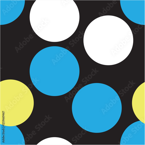 Seamless fabric of polka dots pattern, like illustration. Suit for package design, wallpaper, fashion print, Housing wallpaper, arty-crafty.
