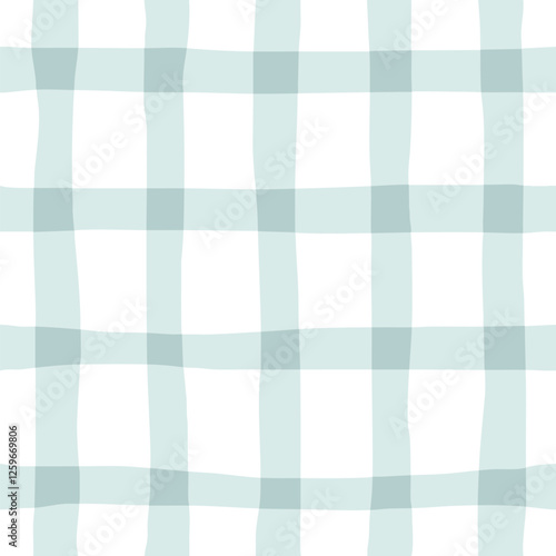 Seamless plaid background, pastel green checkered pattern design vector pastel green tablecloth