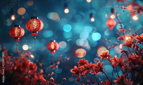 Lanterns are a symbol or identity of the Chinese nation during Chinese New Year celebrations, imlek