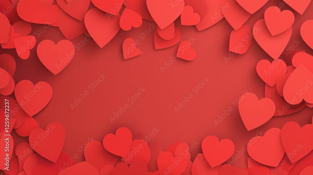 Romantic red heart background. Perfect for Valentine's Day or love-themed designs. Romantic red heart background. Perfect for Valentine's Day or love-themed designs.