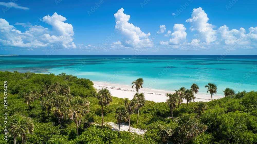 Tropical beach with clear turquoise water, palm trees, and vibrant skies, perfect for vacation planning, travel blogs, and relaxation imagery. Tropical beach with clear turquoise water, palm trees, and vibrant skies, perfect for vacation planning, travel blogs, and relaxation imagery.