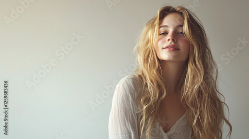 portrait beauty blonde girl