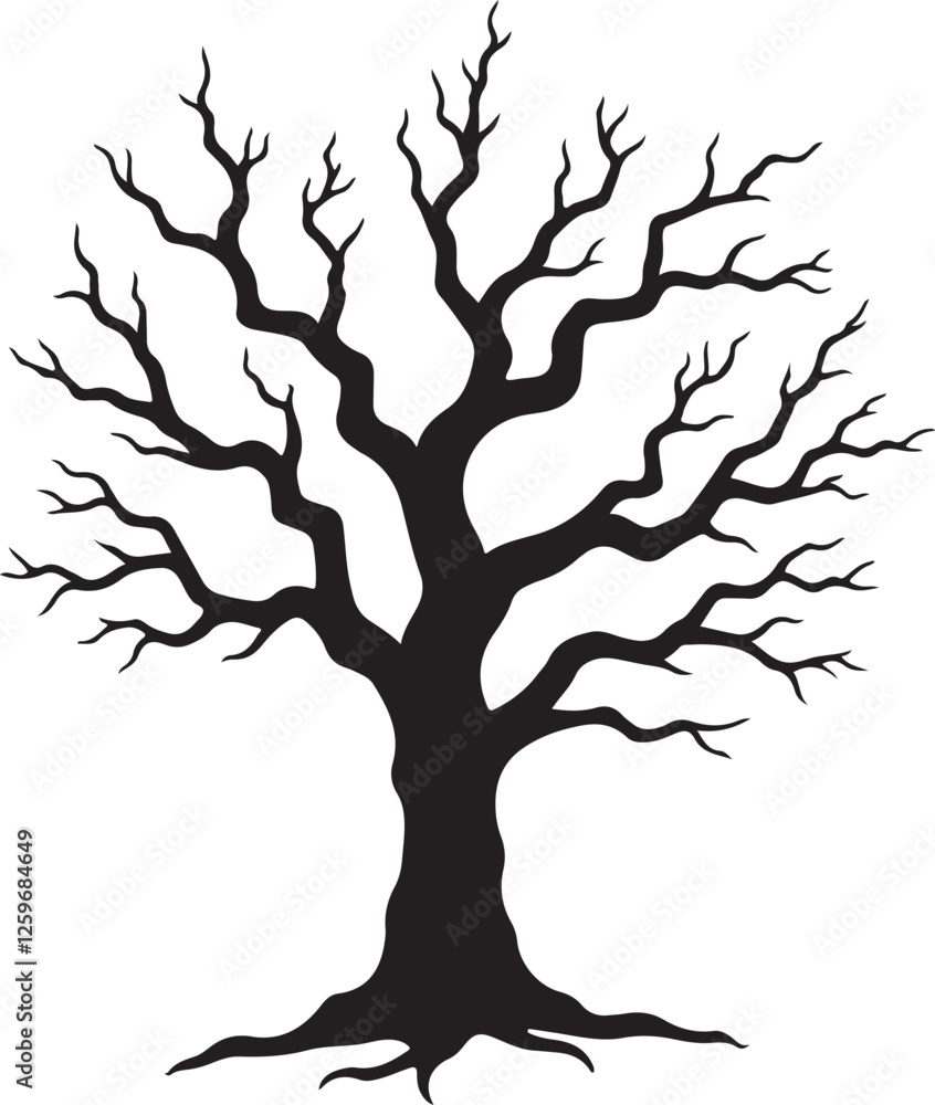 trees silhouettes vector design elements | Silhouette of a dead tree vector illustration. Trees and branches without leaves | Bare tree silhouette without barren leaves dead no scary. trees silhouettes vector design elements | Silhouette of a dead tree vector illustration. Trees and branches without leaves | Bare tree silhouette without barren leaves dead no scary.