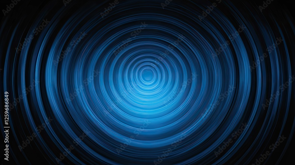 Abstract blue concentric circles background with a gradient effect, ideal for digital designs Abstract blue concentric circles background with a gradient effect, ideal for digital designs