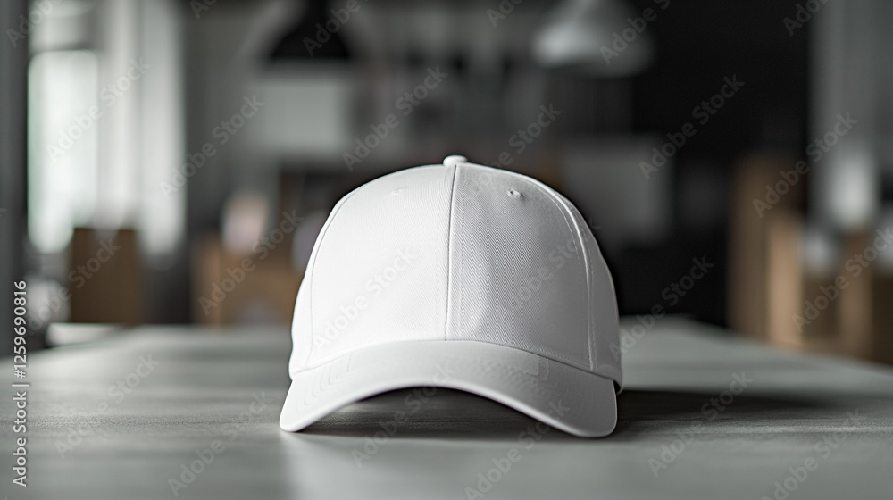 Blank White Baseball Cap Mockup Stylish Design Apparel Fashion Accessory Comfortable Headwear Summer Blank White Baseball Cap Mockup Stylish Design Apparel Fashion Accessory Comfortable Headwear Summer