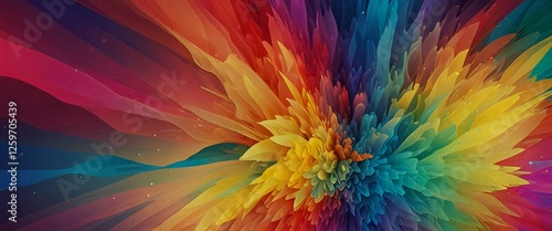 Wallpaper Mural abstract colorful background Torontodigital.ca