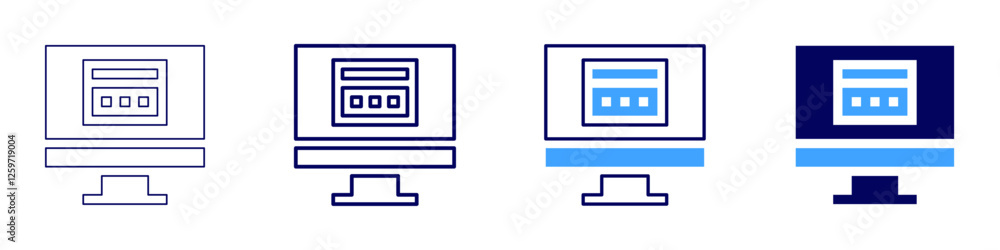 Digital payment icon in 4 different styles. Thin Line, Line, Bold Line, Duotone. Duotone style. Editable stroke Digital payment icon in 4 different styles. Thin Line, Line, Bold Line, Duotone. Duotone style. Editable stroke