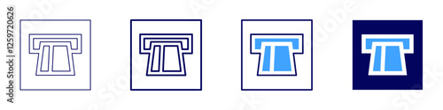 Payment authentication process icon in 4 different styles. Thin Line, Line, Bold Line, Duotone. Duotone style. Editable stroke