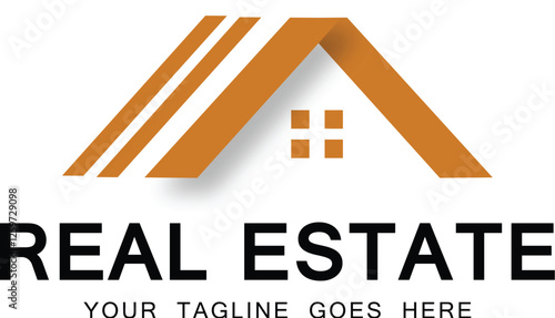 Real estate logo design for human habitation