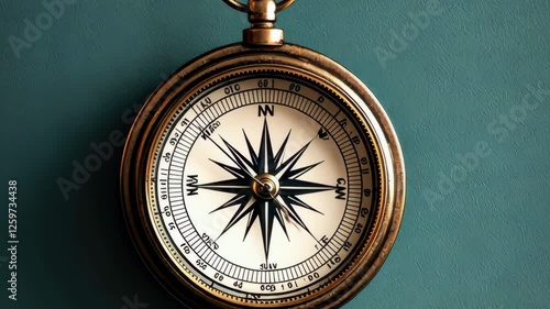 Antique Compass Adventure Navigating Directions with, vertical video