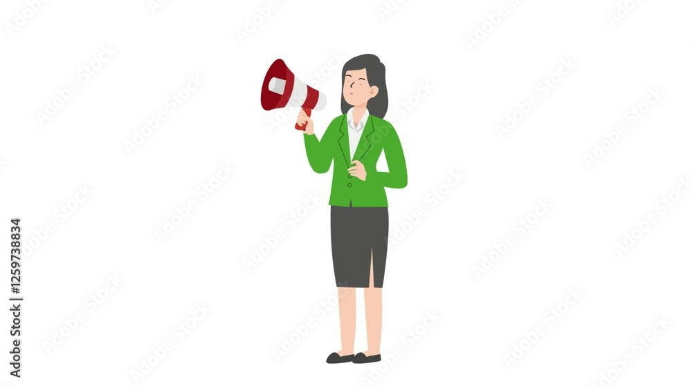 video man standing holding megaphone cartoon animation
video man standing holding megaphone cartoon animation