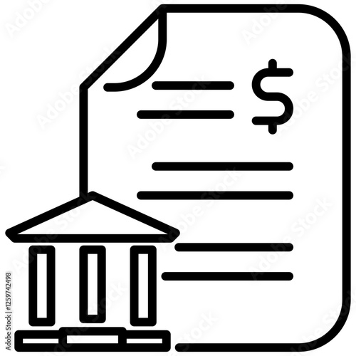 Bank Statement Icon