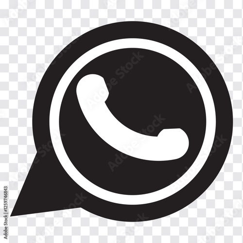 Phone call icon set, Variety Design. Ringing phone simple icon set. Smartphone ringing. Phone sign. Vector illustration.