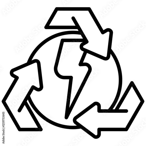 Recycle Energy Icon