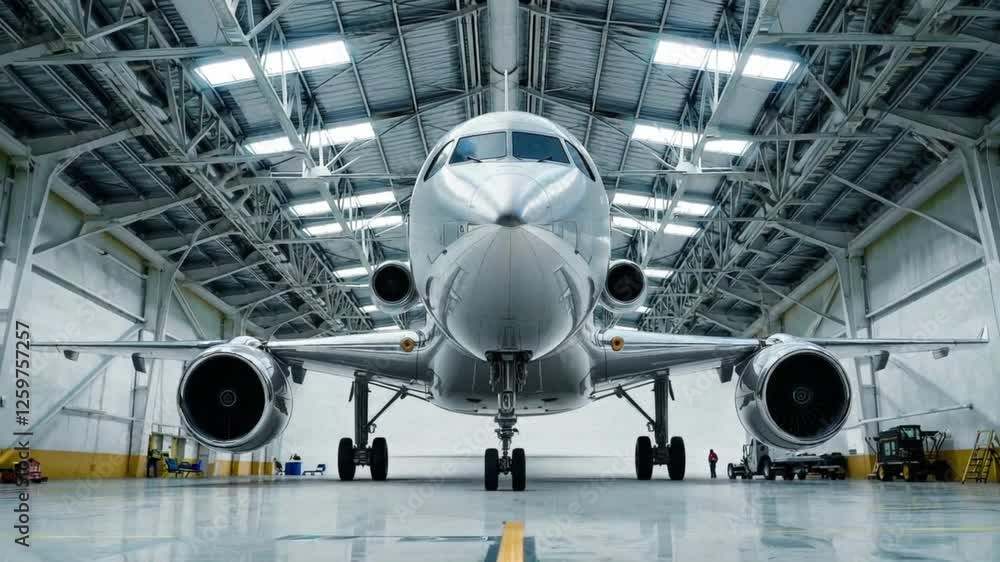 Aircraft Maintenance Hangar A Time-Lapse View Aircraft Maintenance Hangar A Time-Lapse View