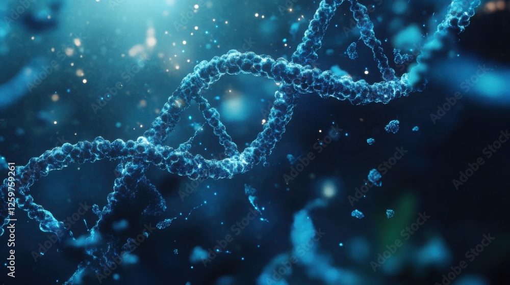 Microscopic View of DNA Helix Genetic Code Science Biology Medical Research Microscopic View of DNA Helix Genetic Code Science Biology Medical Research