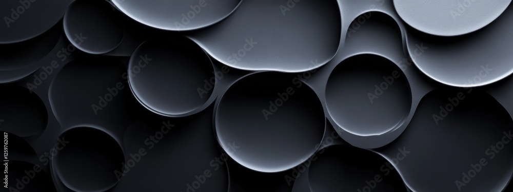 Abstract minimalist wallpaper with repeating motifs, perfect for banner templates with black background and ample copy space. Ideal for modern design projects and creative layouts. Abstract minimalist wallpaper with repeating motifs, perfect for banner templates with black background and ample copy space. Ideal for modern design projects and creative layouts.