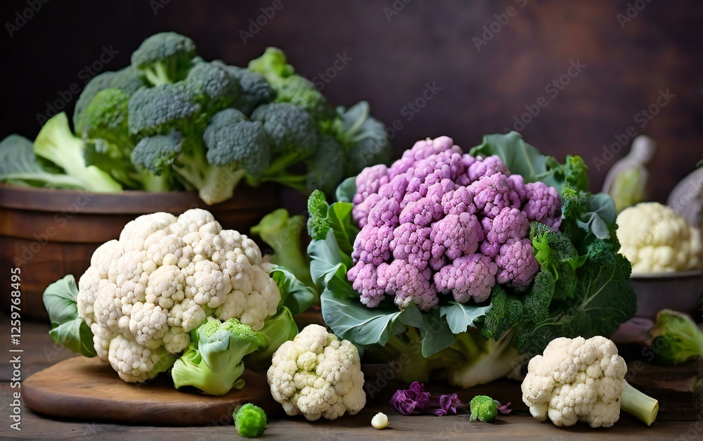cauliflower and vegetables cauliflower and vegetables
