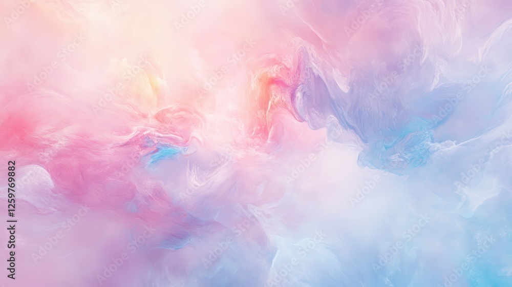 Abstract Pastel Cloud Background with Soft Pink Blue and Purple Hues Abstract Pastel Cloud Background with Soft Pink Blue and Purple Hues