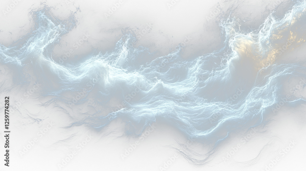 Fototapeta premium a black background with white and yellow swirls