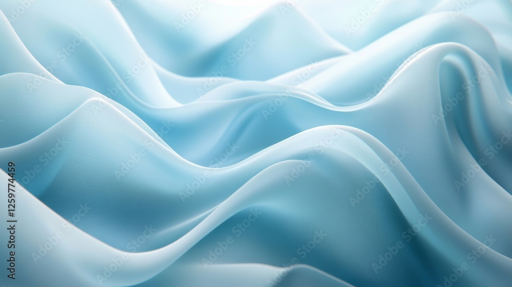 custom made wallpaper toronto digitalLight aqua blue abstract background with soft tones and smooth gradients. Emphasizing calm and freshness. Ideal for serene and refreshing designs.