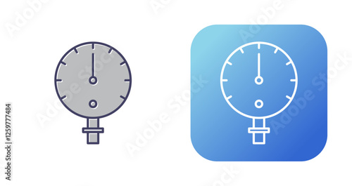 Manometer Vector Icon