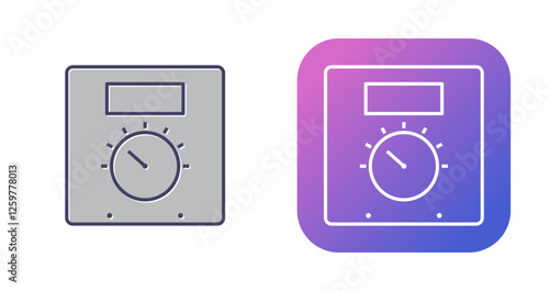 Thermoregulator Vector Icon