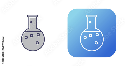 Chemical Flask Vector Icon