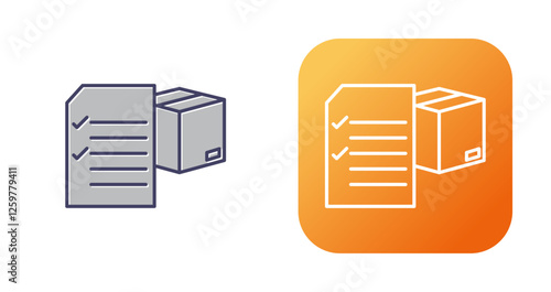 Delivery Checklist Vector Icon