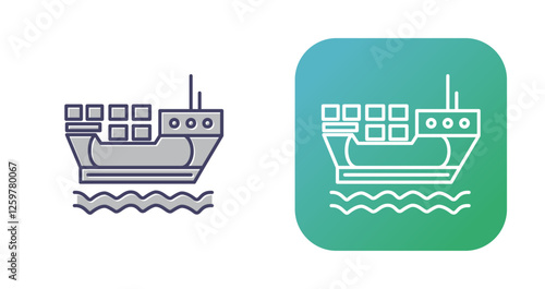 Shipment Vector Icon photo