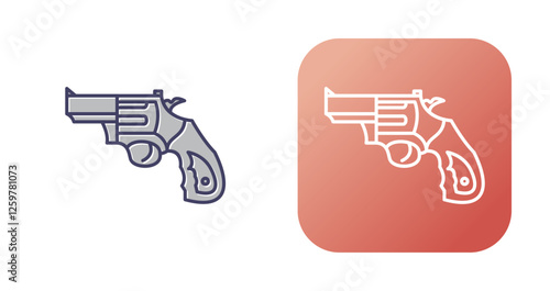 Revolver Vector Icon