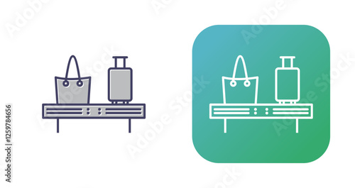 Luggage Carousel Vector Icon