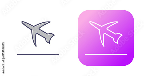 Flight Takeoff Vector Icon