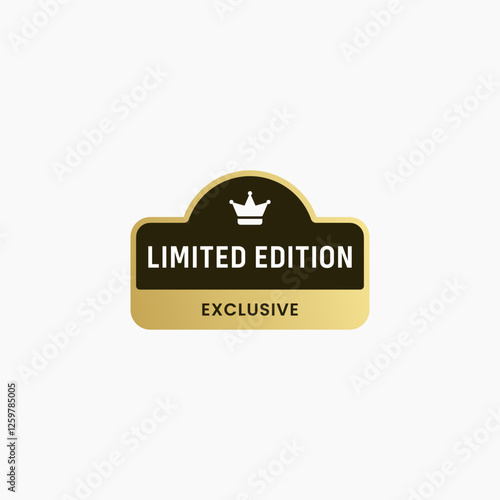 Limited edition label vector isolated EPS. best Limited edition sign for product packaging design element.
