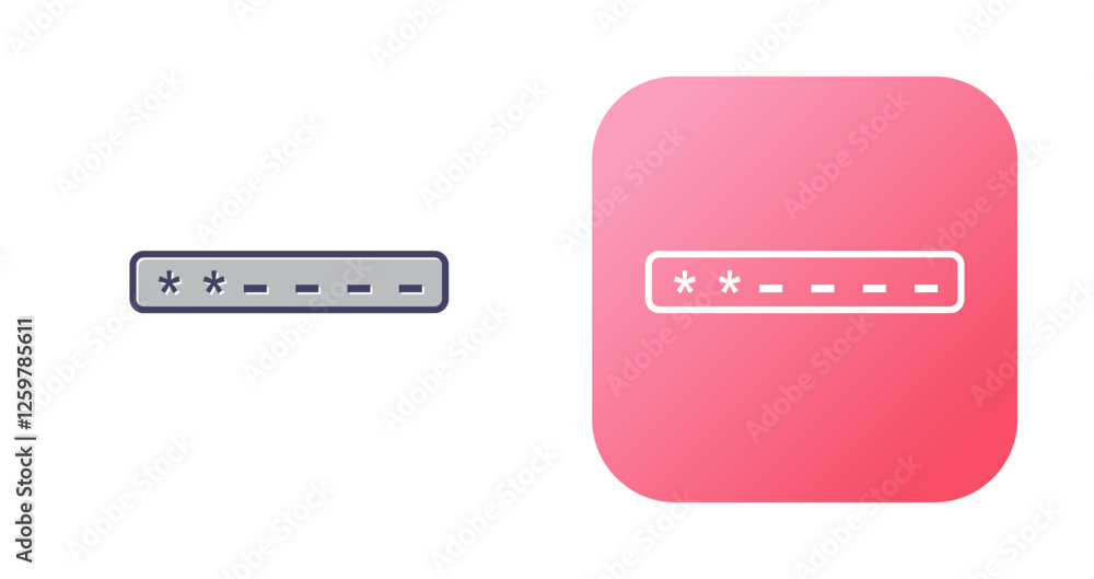 Enter Passcode Vector Icon
