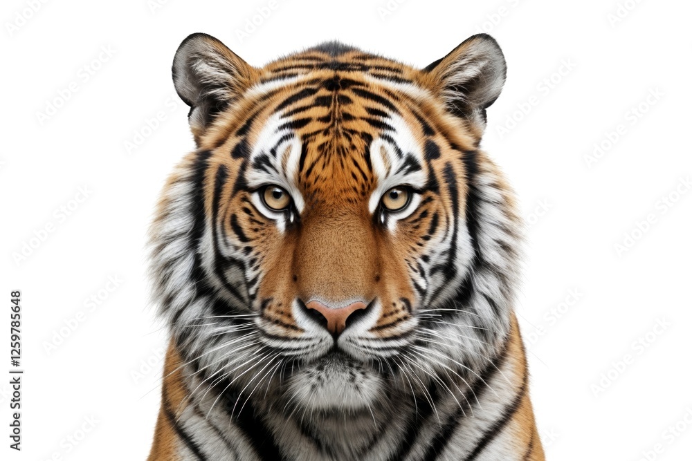 Fototapeta premium there is a tiger that is looking at the camera